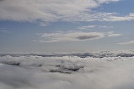 雲(空からの撮影)