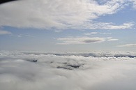 雲(空からの撮影)