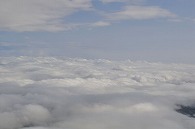 雲(空からの撮影)