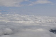 雲(空からの撮影)