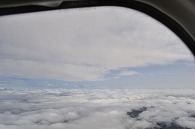雲(空からの撮影)