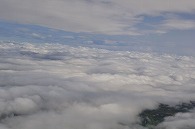 雲(空からの撮影)