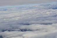 雲(空からの撮影)