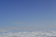 雲(空からの撮影)