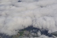 雲(空からの撮影)