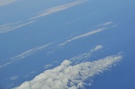 雲(空からの撮影)