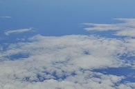 雲(空からの撮影)