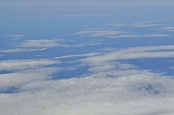 雲(空からの撮影)