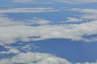 雲(空からの撮影)