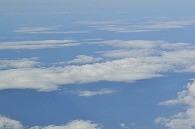 雲(空からの撮影)