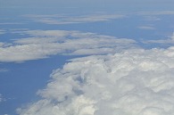 雲(空からの撮影)