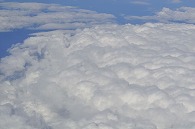 雲(空からの撮影)
