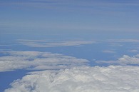 雲(空からの撮影)