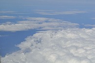 雲(空からの撮影)