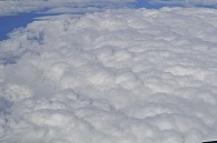 雲(空からの撮影)