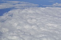 雲(空からの撮影)
