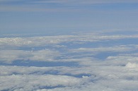 雲(空からの撮影)