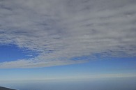 雲(空からの撮影)