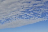 雲(空からの撮影)