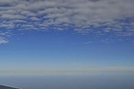 雲(空からの撮影)