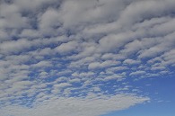 雲(空からの撮影)