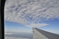 雲(空からの撮影)