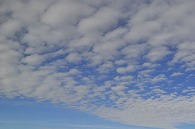 雲(空からの撮影)